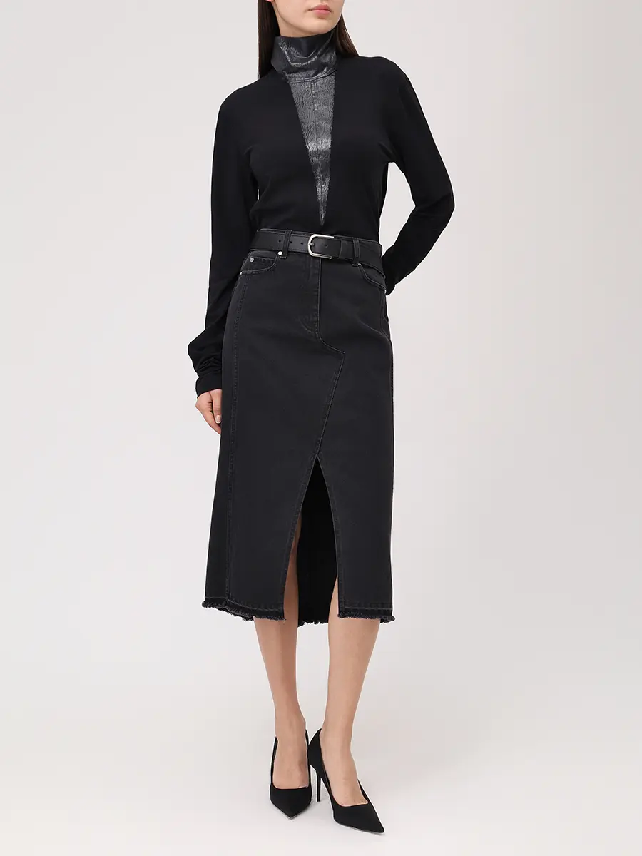 Юбка джинсовая