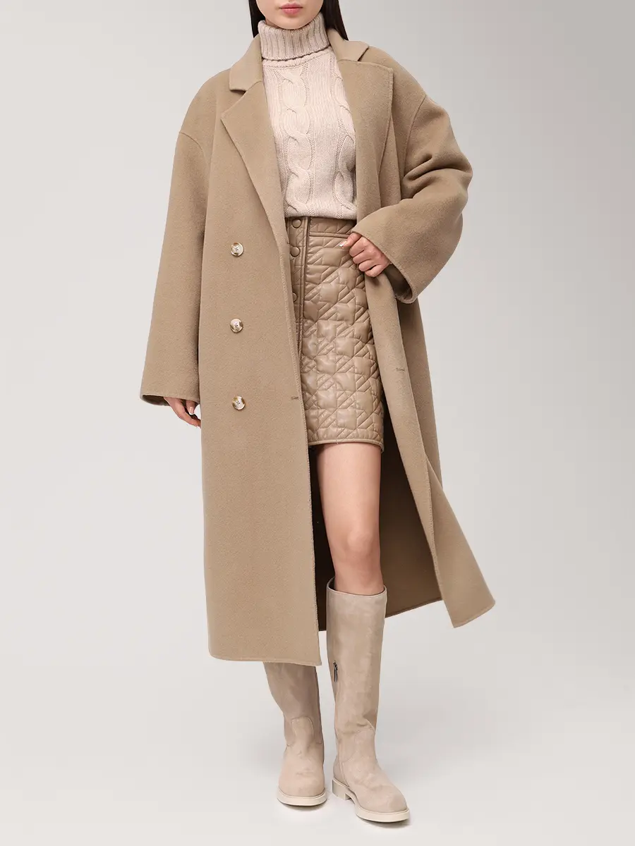 Юбка из экокожи