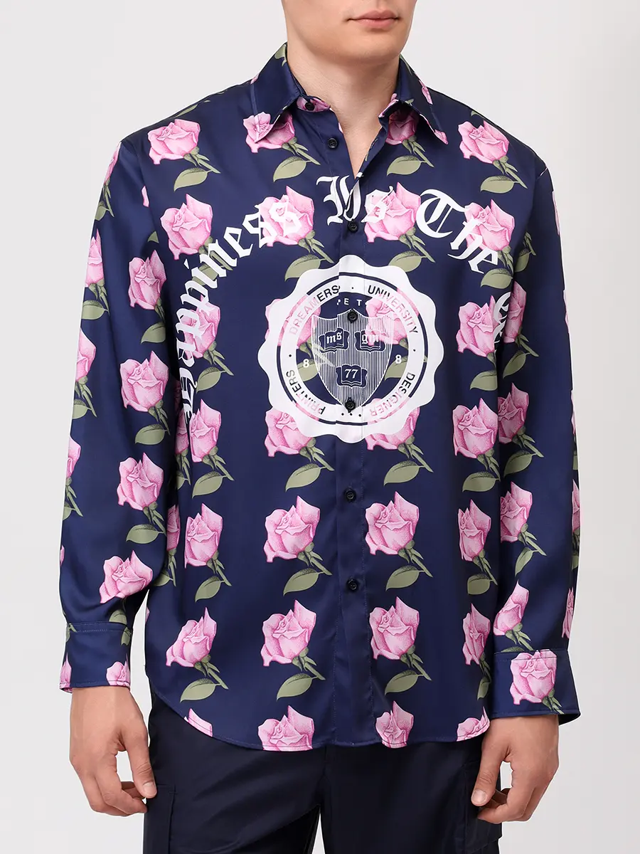 Рубашка с принтом