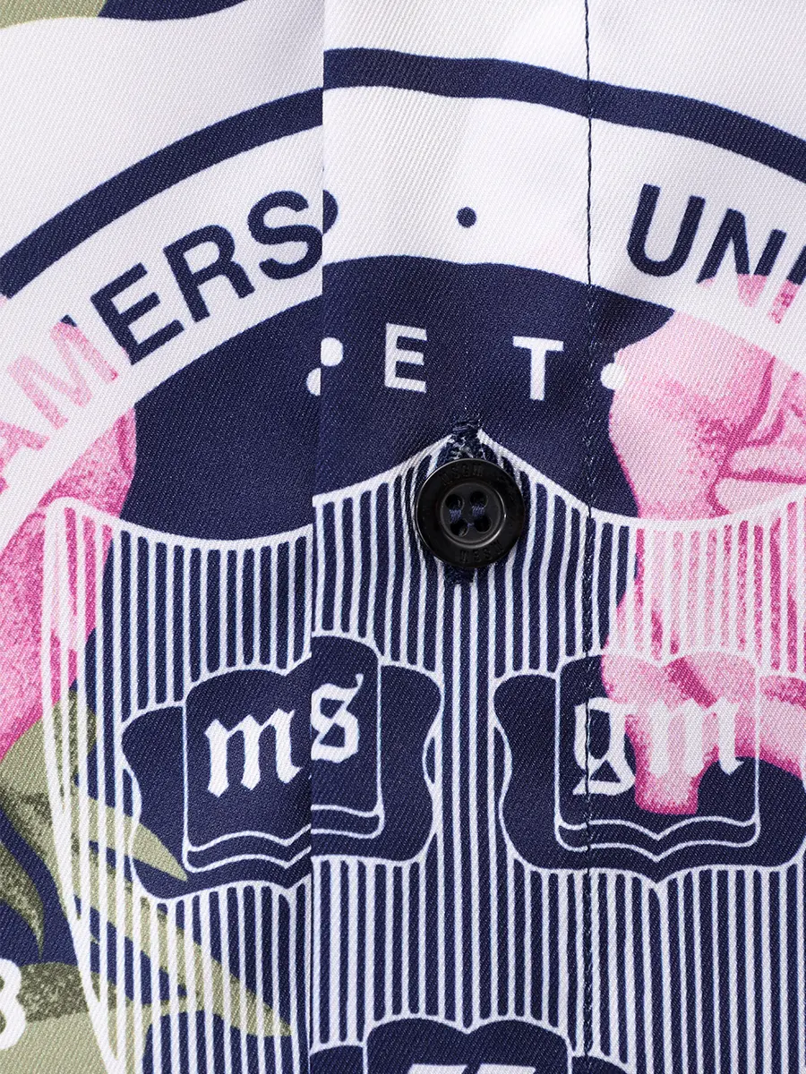 Рубашка с принтом