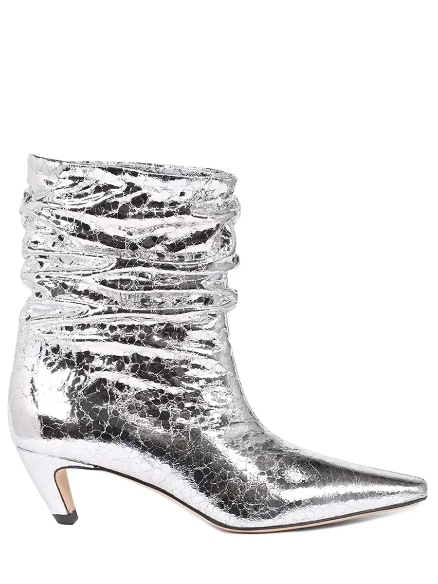 Ботильоны кожаные