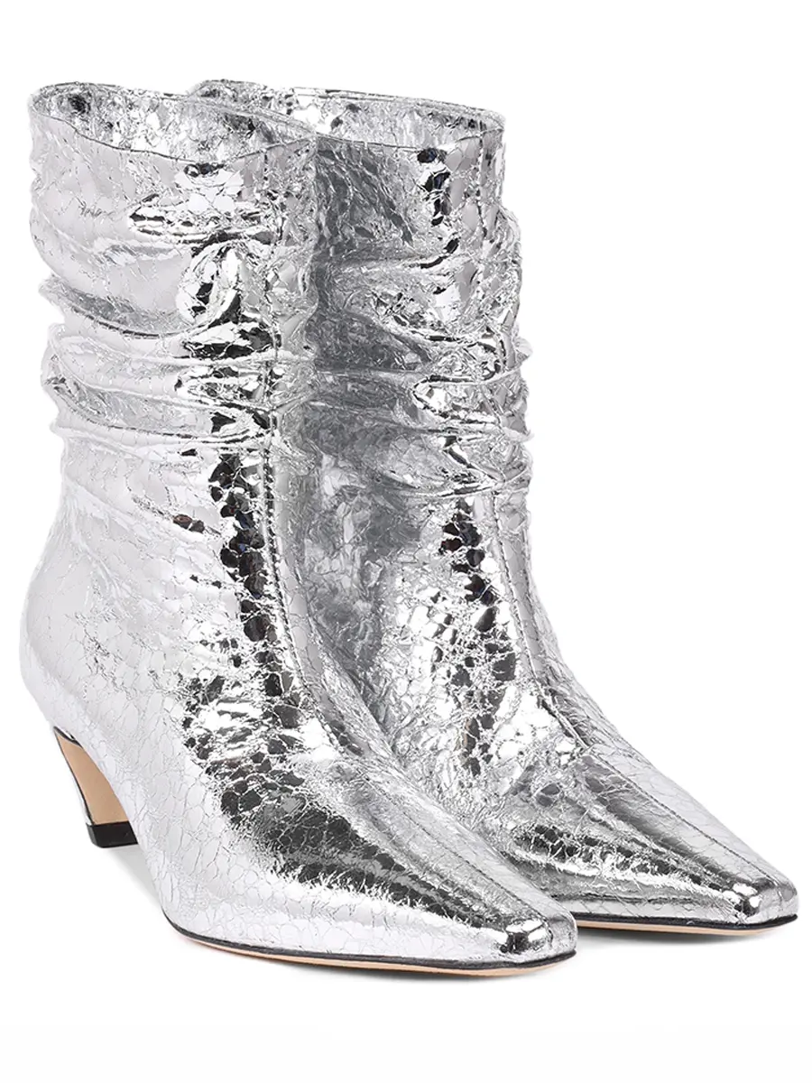 Ботильоны кожаные