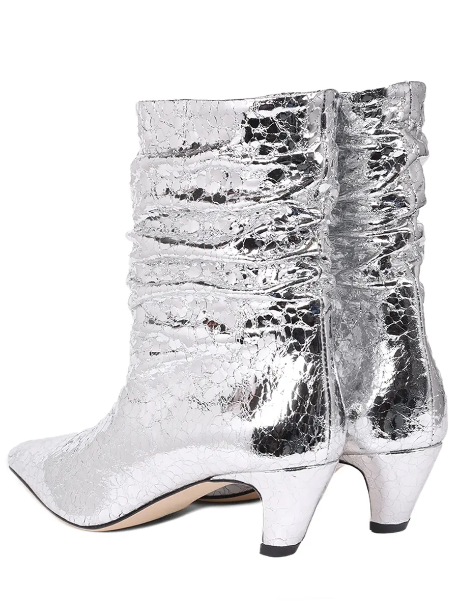 Ботильоны кожаные