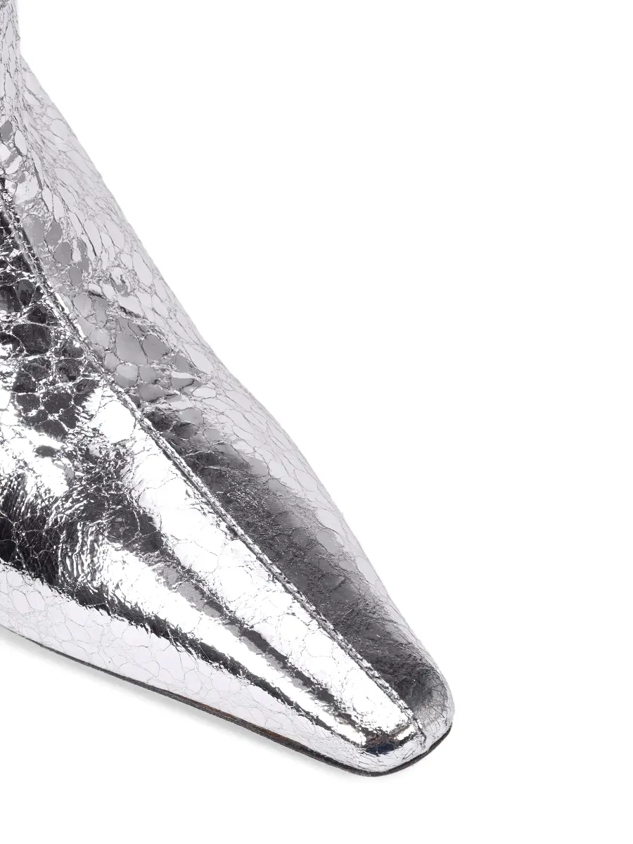 Ботильоны кожаные