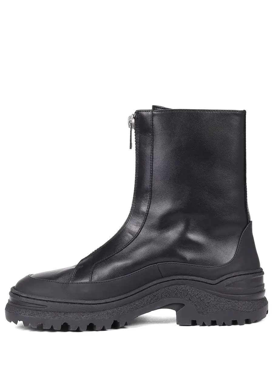 Ботинки кожаные