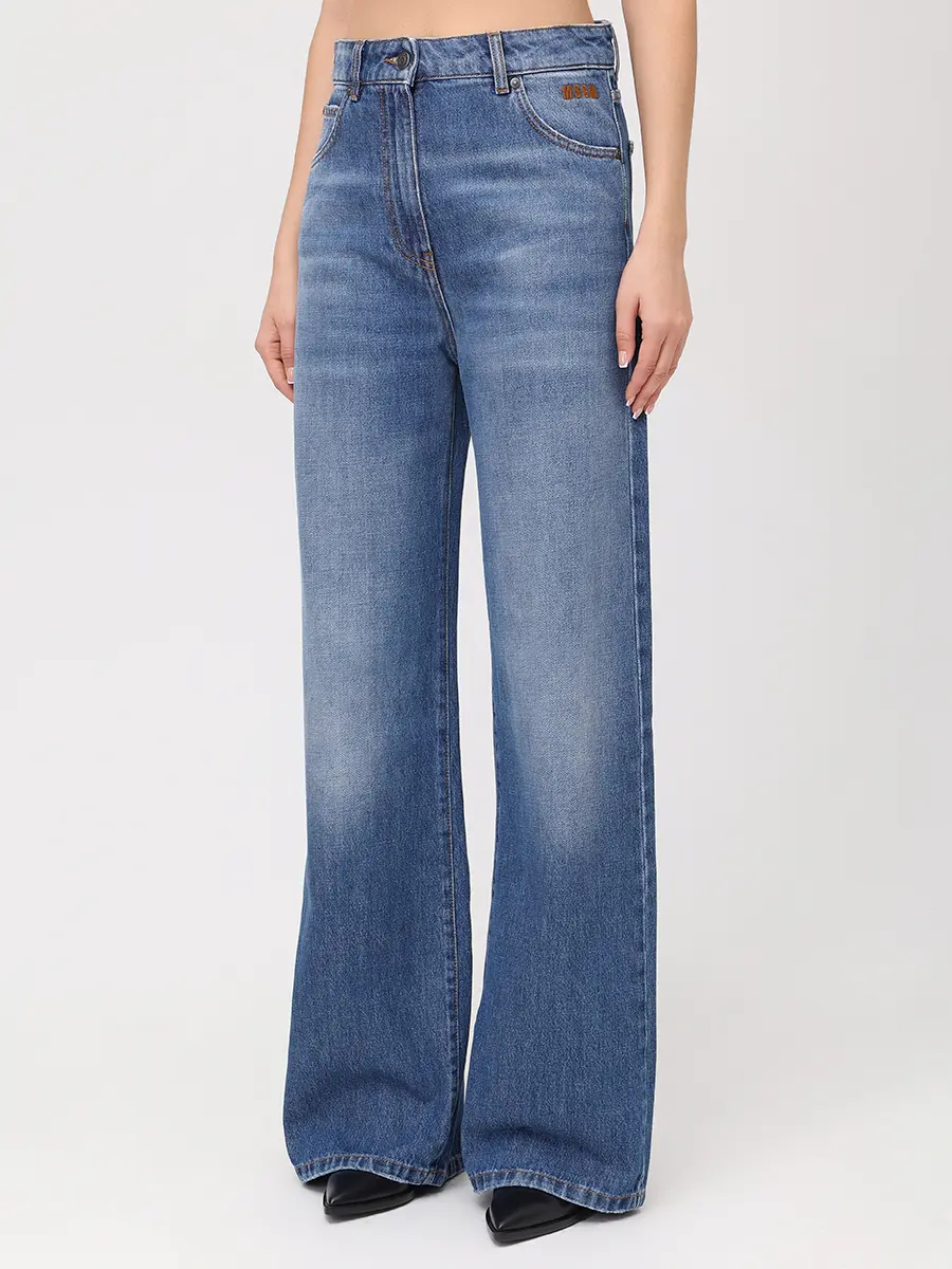 Джинсы хлопковые