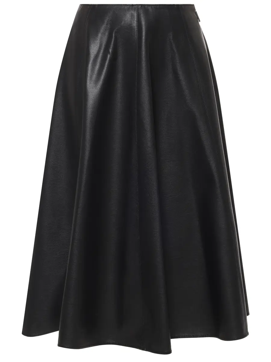 Юбка из экокожи