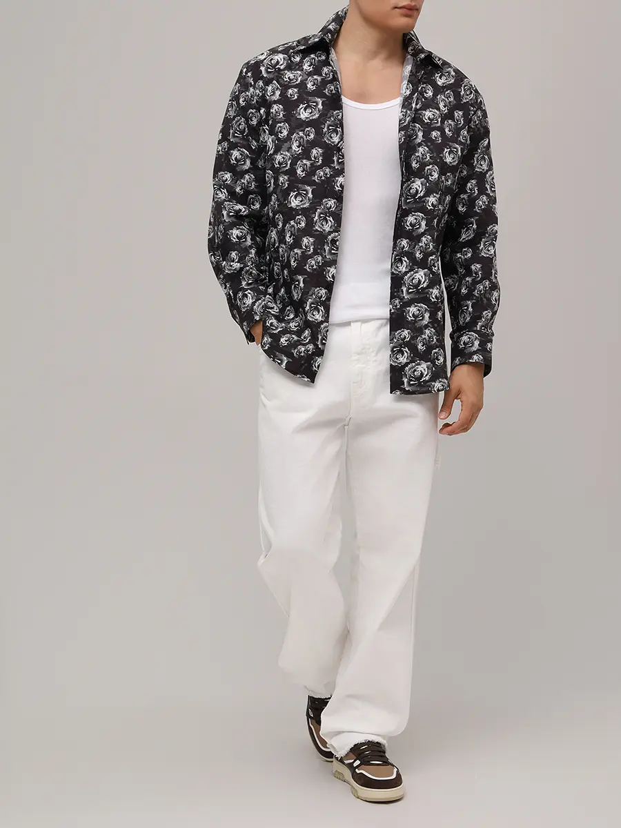 Рубашка Regular Fit хлопковая