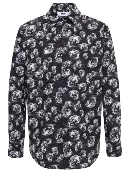 Рубашка Regular Fit хлопковая MSGM