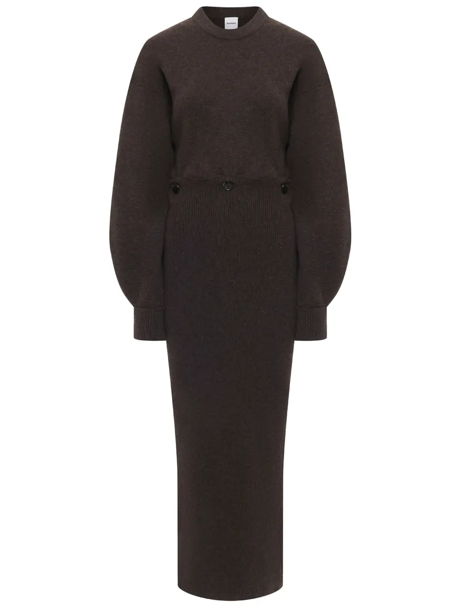 Платье шерстяное