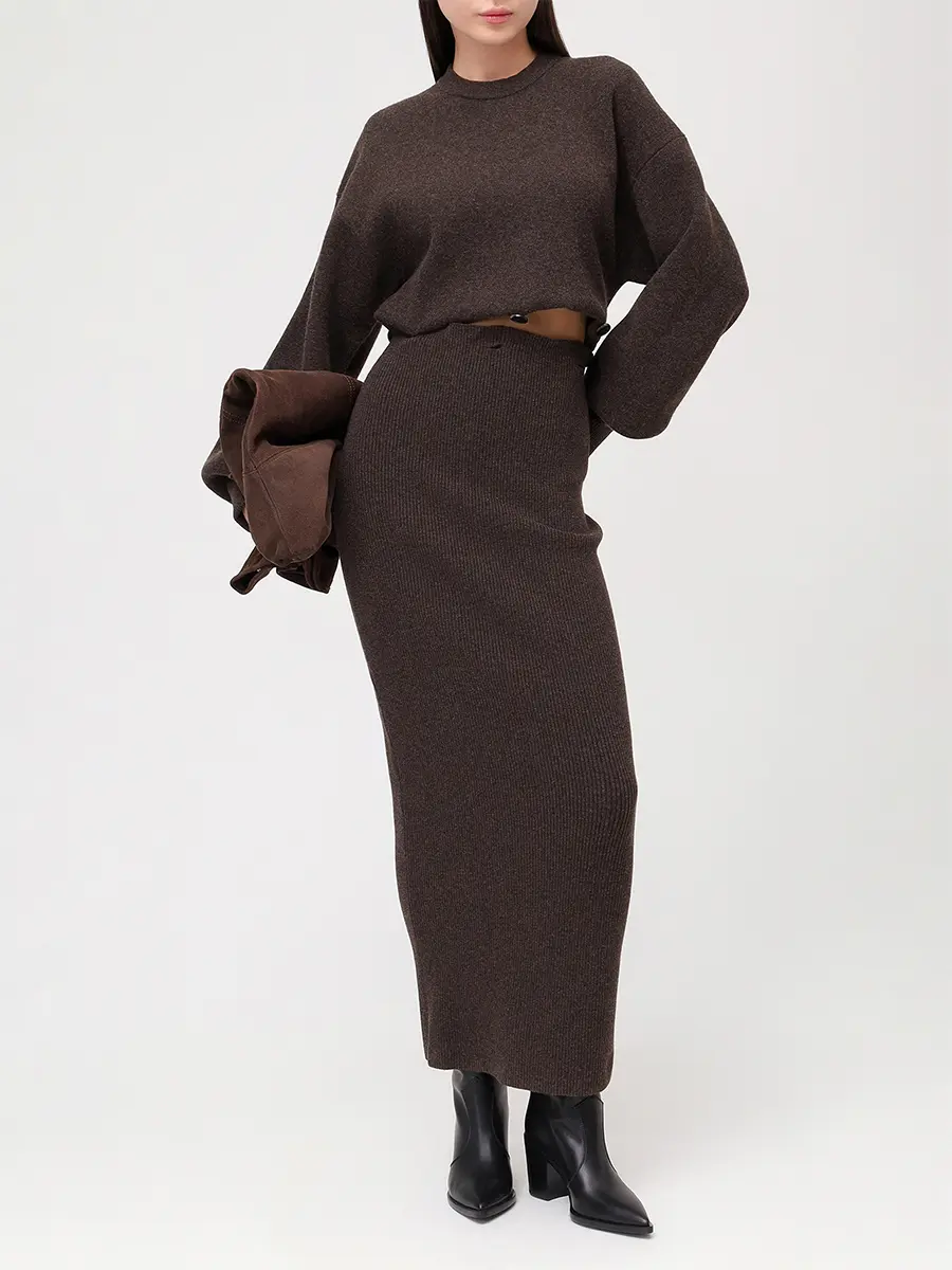 Платье шерстяное