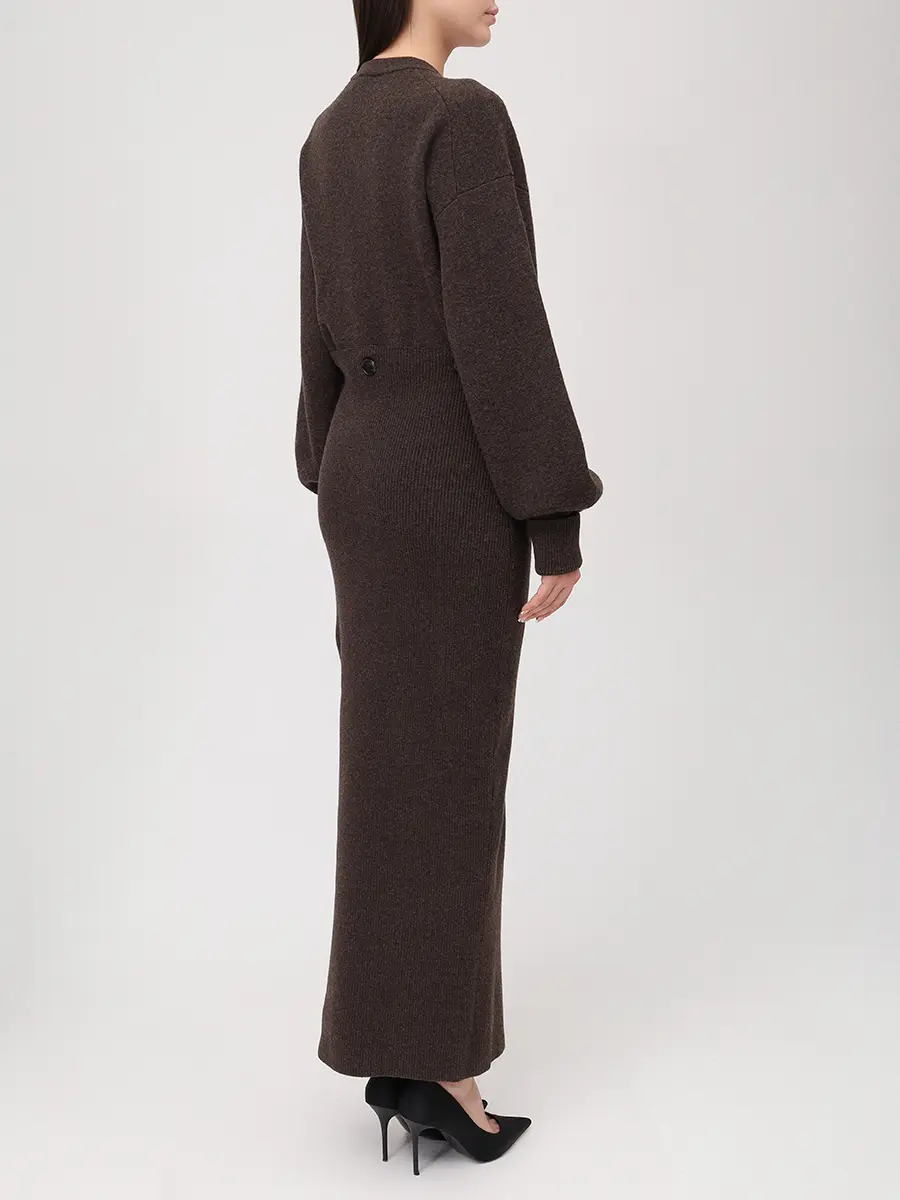 Платье шерстяное