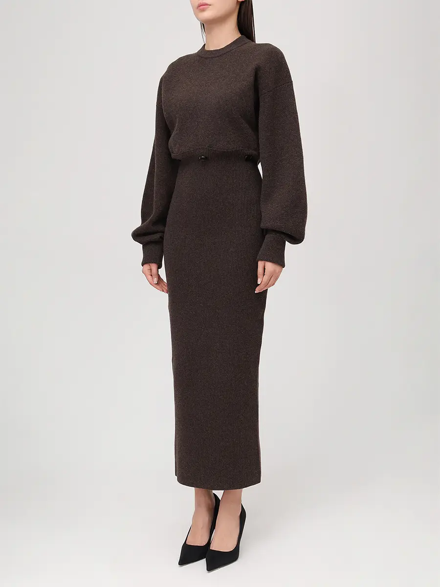 Платье шерстяное