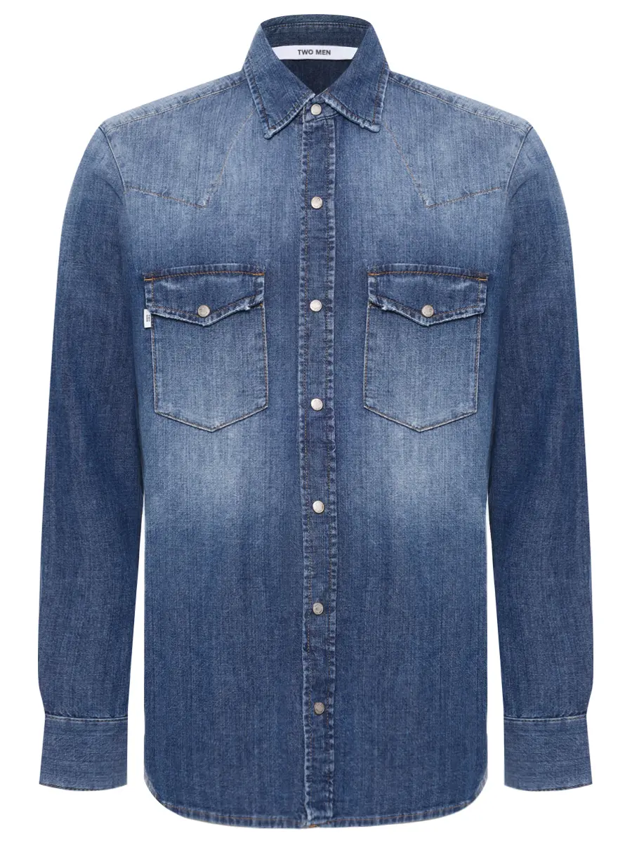 Рубашка Regular Fit джинсовая