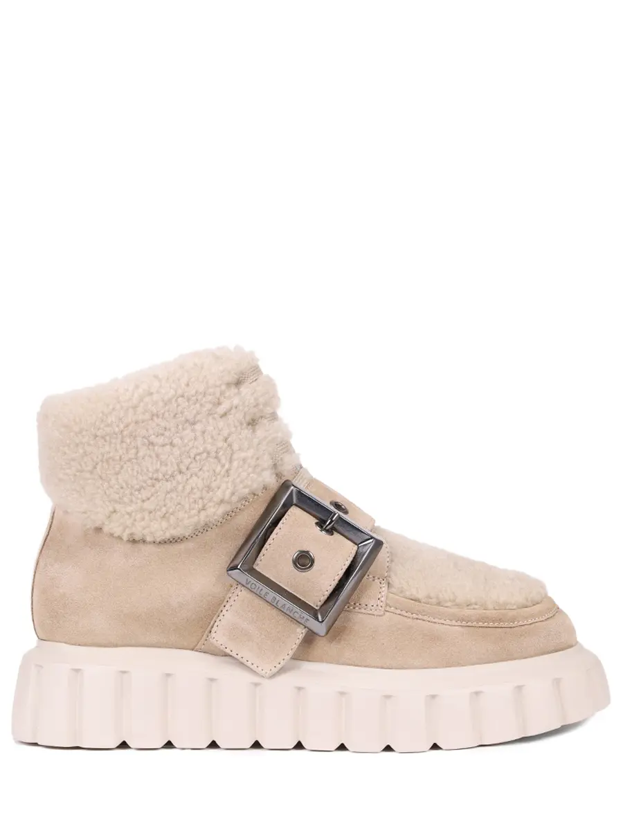 Ботинки замшевые на меху