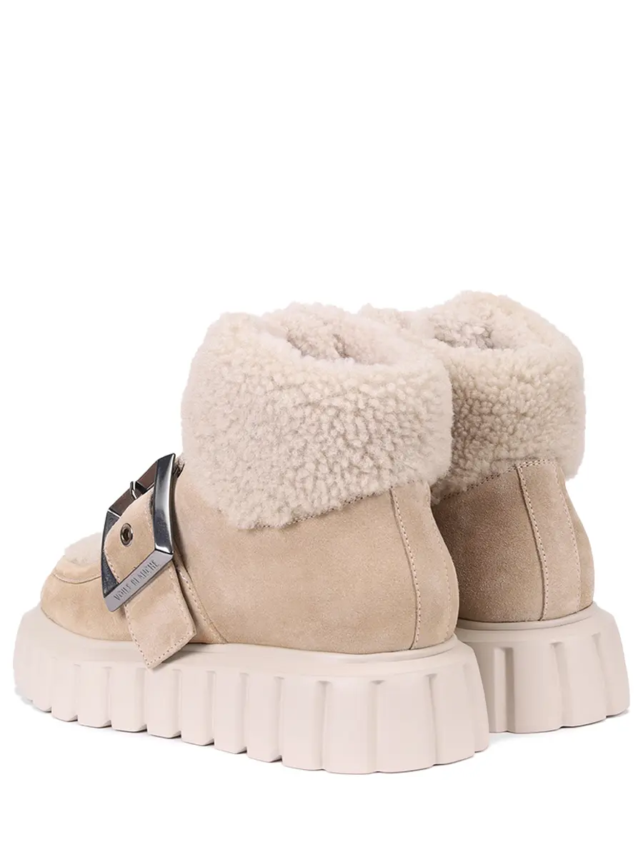 Ботинки замшевые на меху