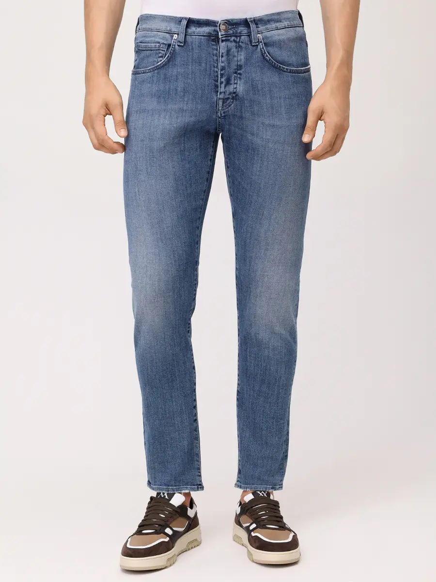 Джинсы Slim Fit хлопковые