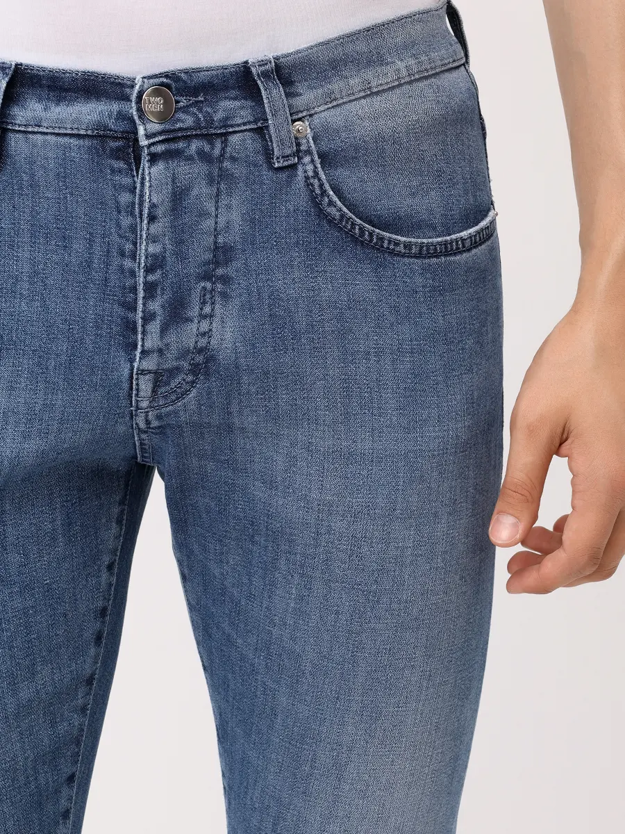 Джинсы Slim Fit хлопковые