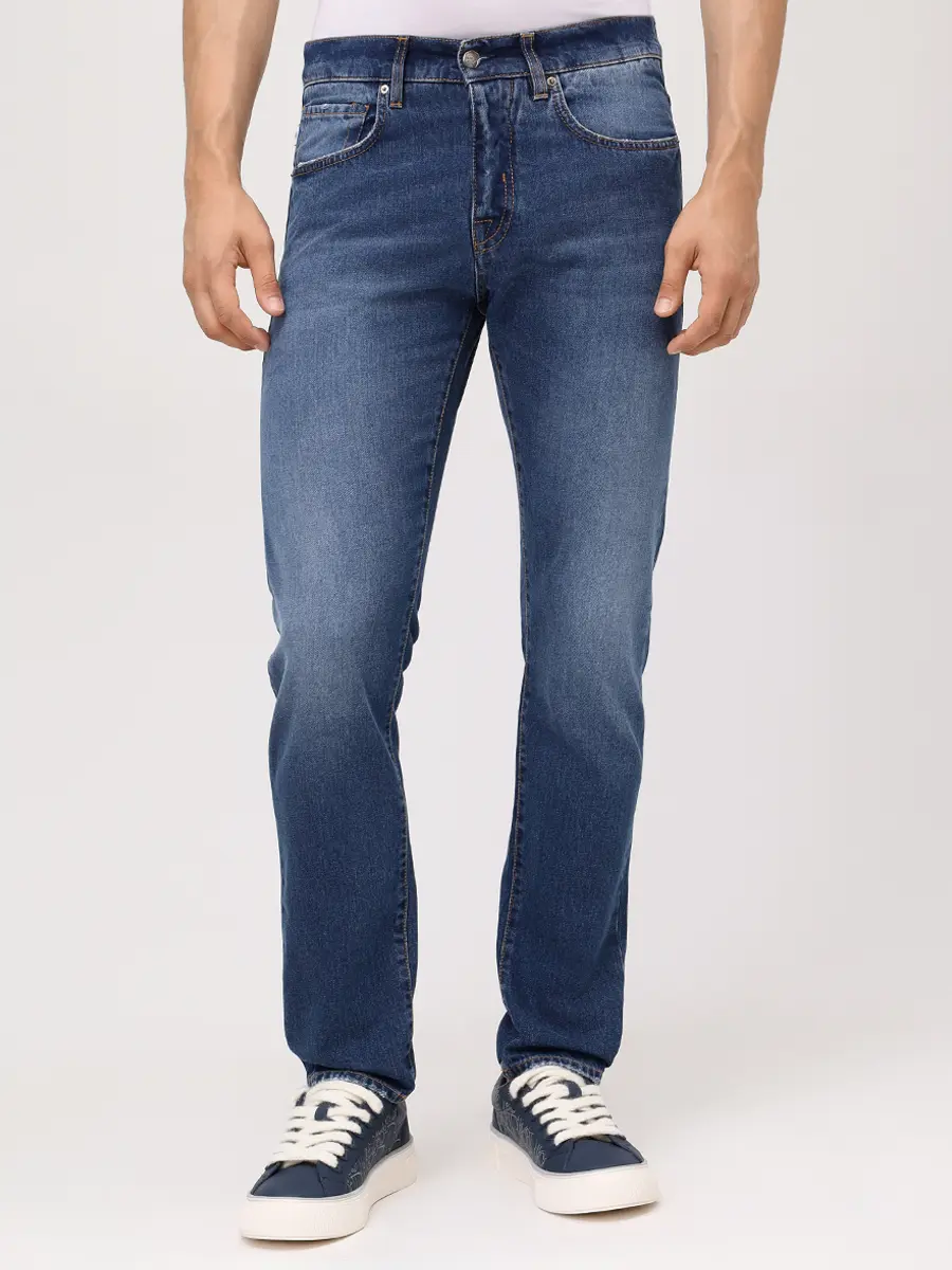 Джинсы Slim Fit хлопковые