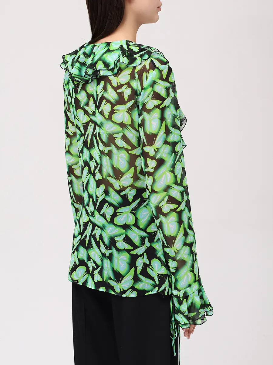 Блуза с принтом