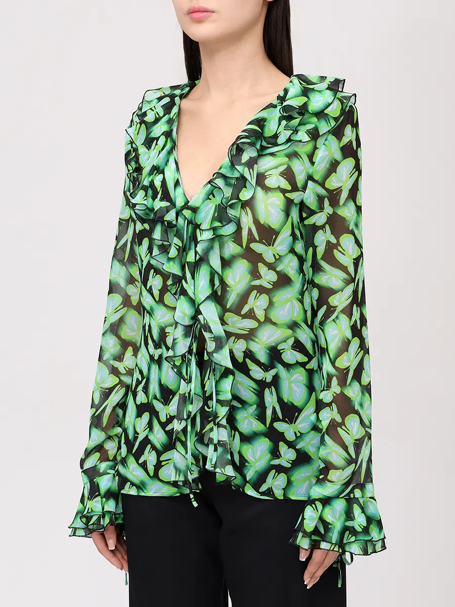 Блуза с принтом