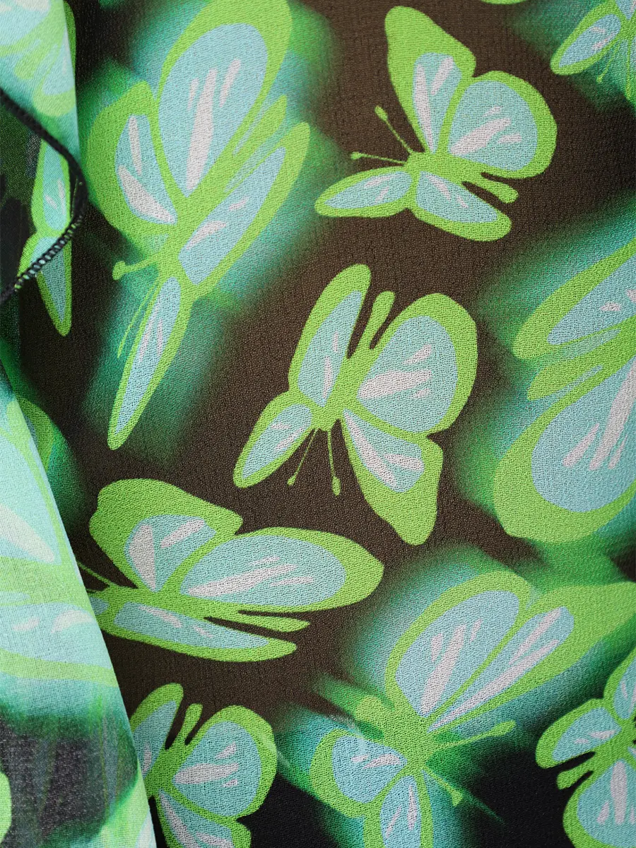 Блуза с принтом