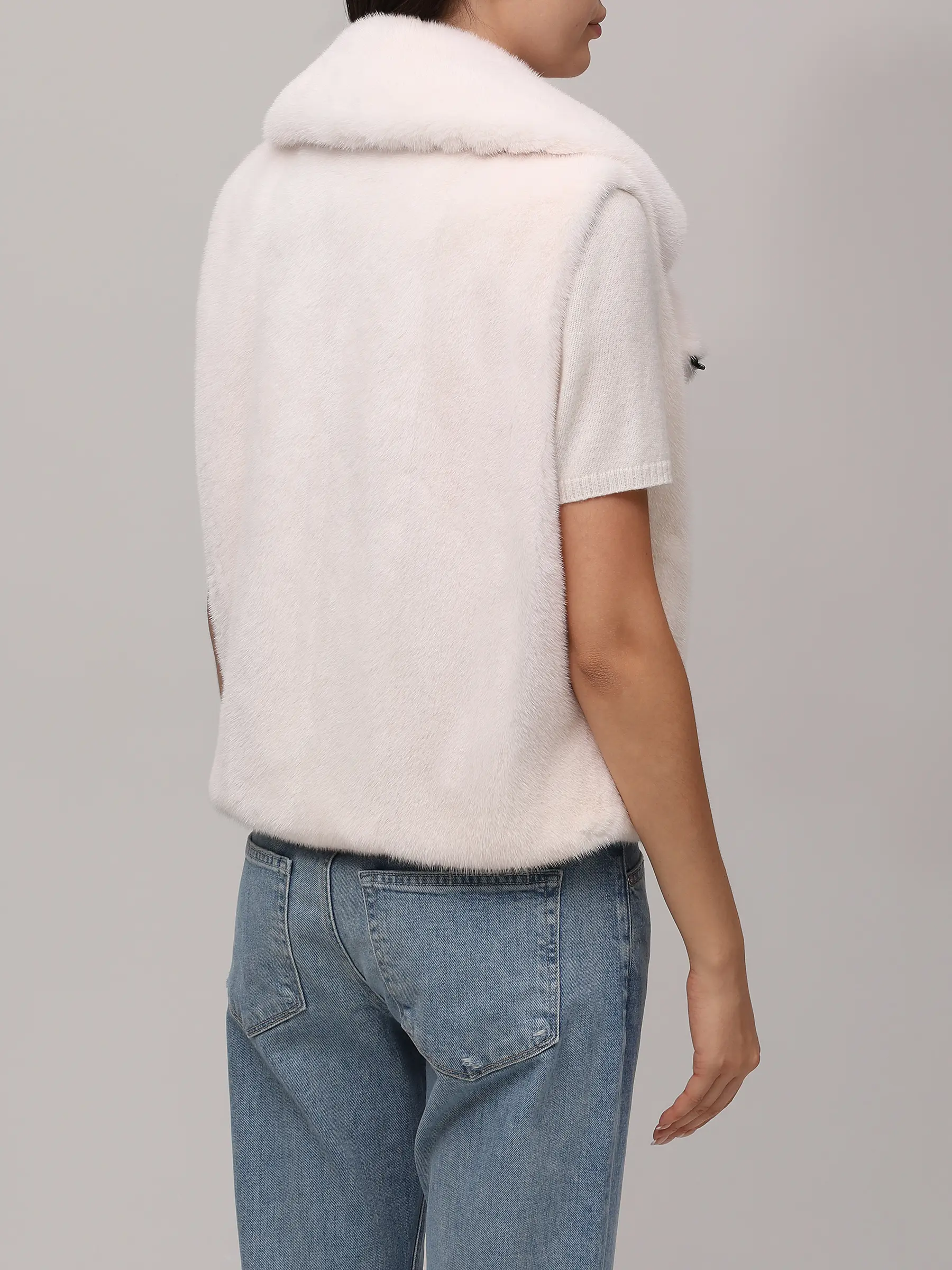 Жилет «Эмма» норковый