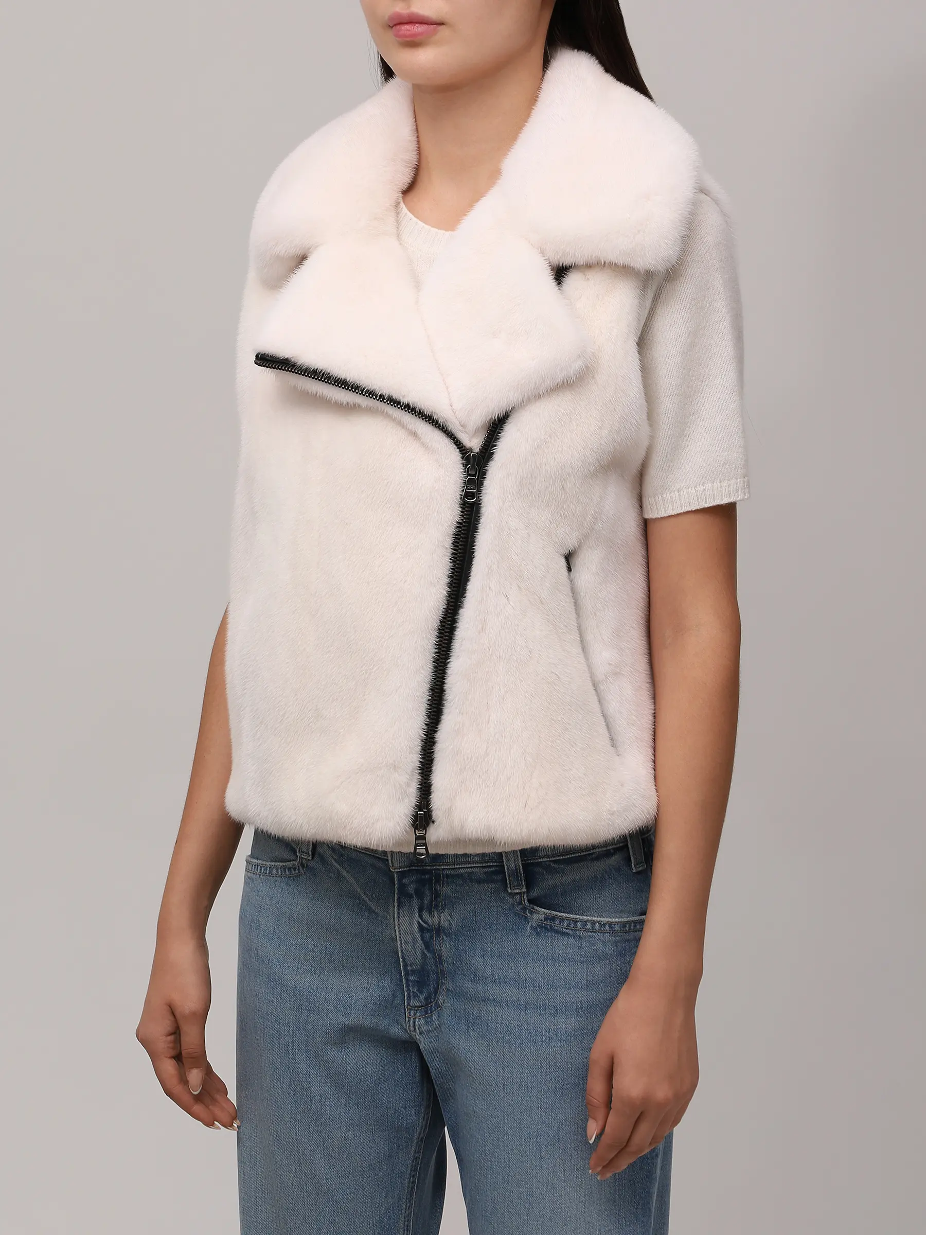 Жилет «Эмма» норковый