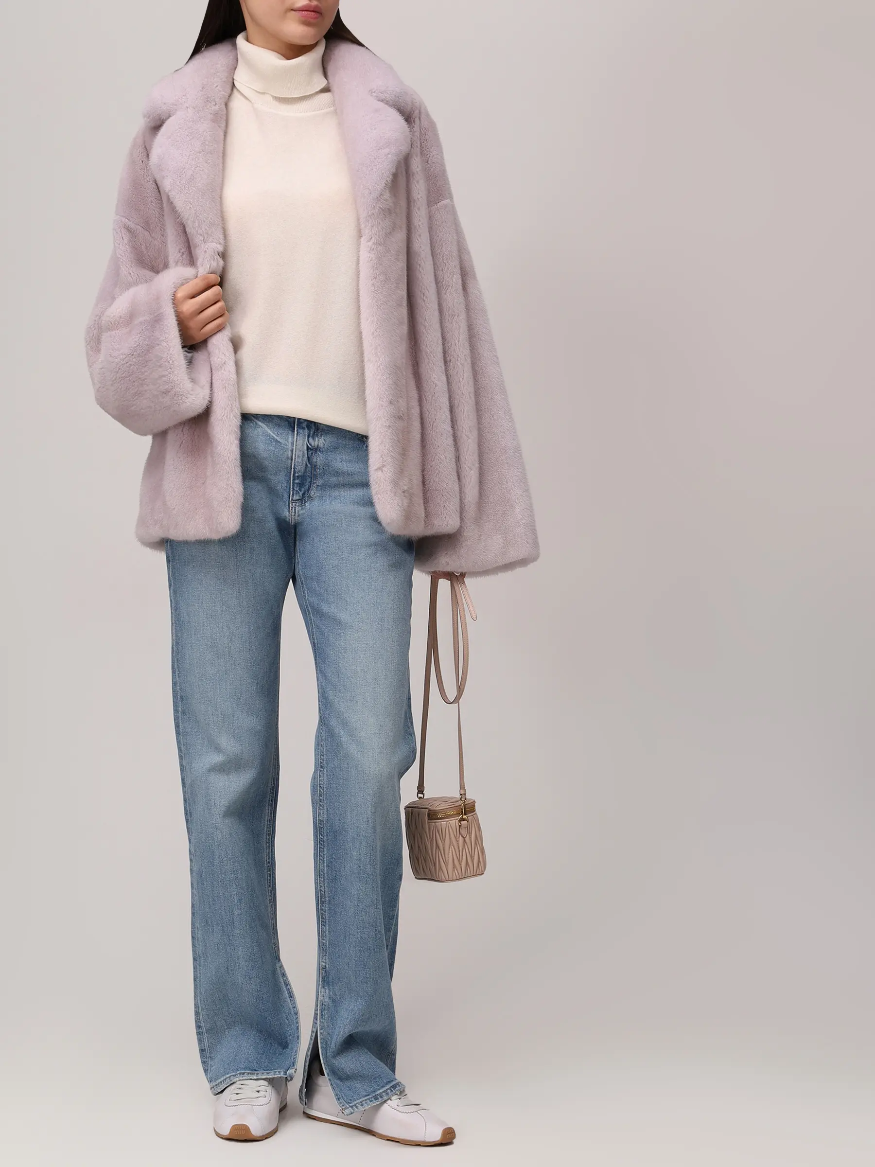 Полушубок норковый