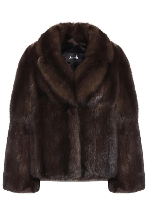Полушубок «Катрина» соболиный AMELI