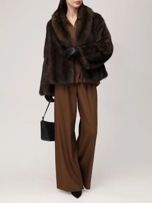 Полушубок «Катрина» соболиный AMELI