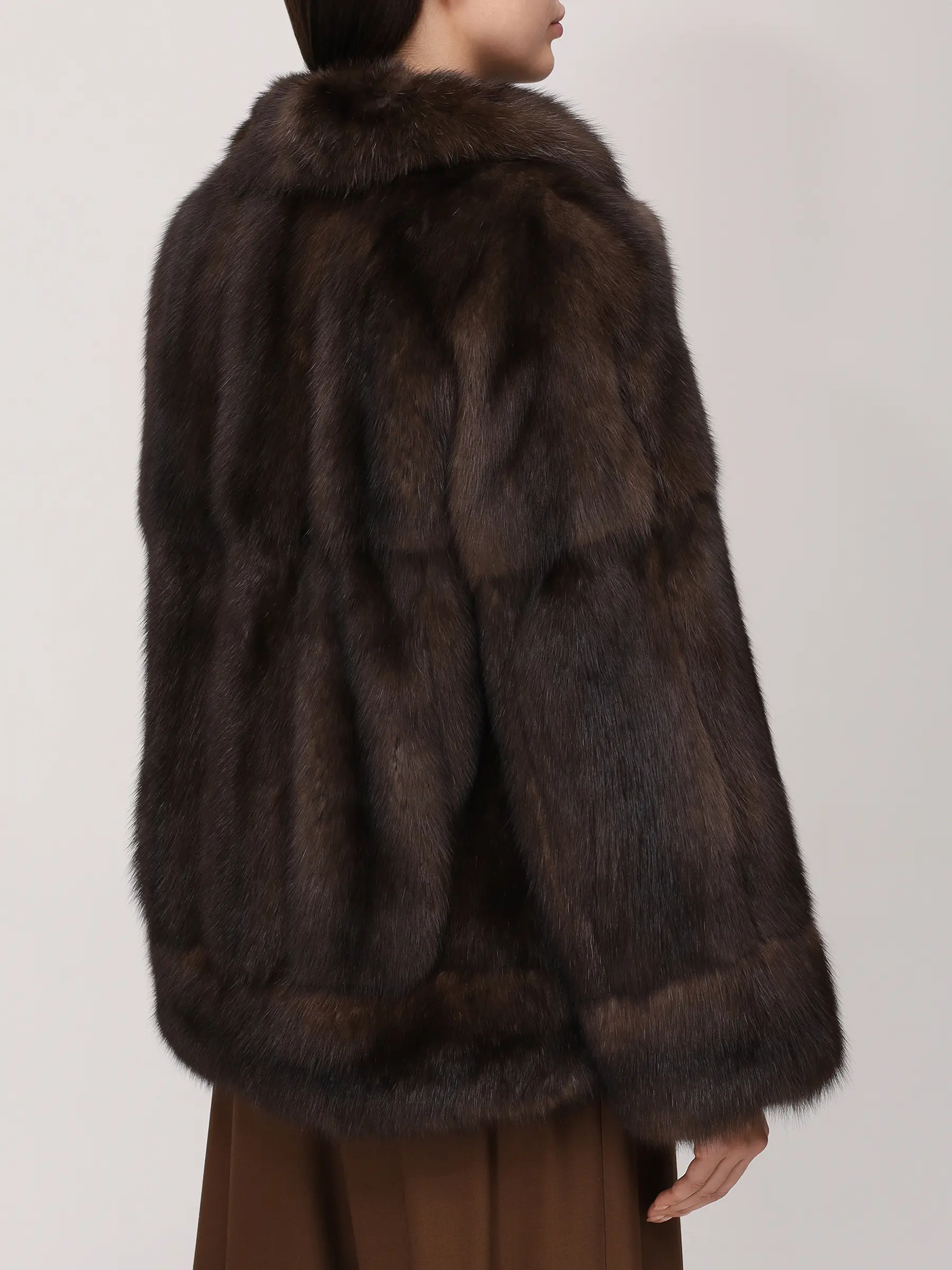 Полушубок «Мэри» соболиный