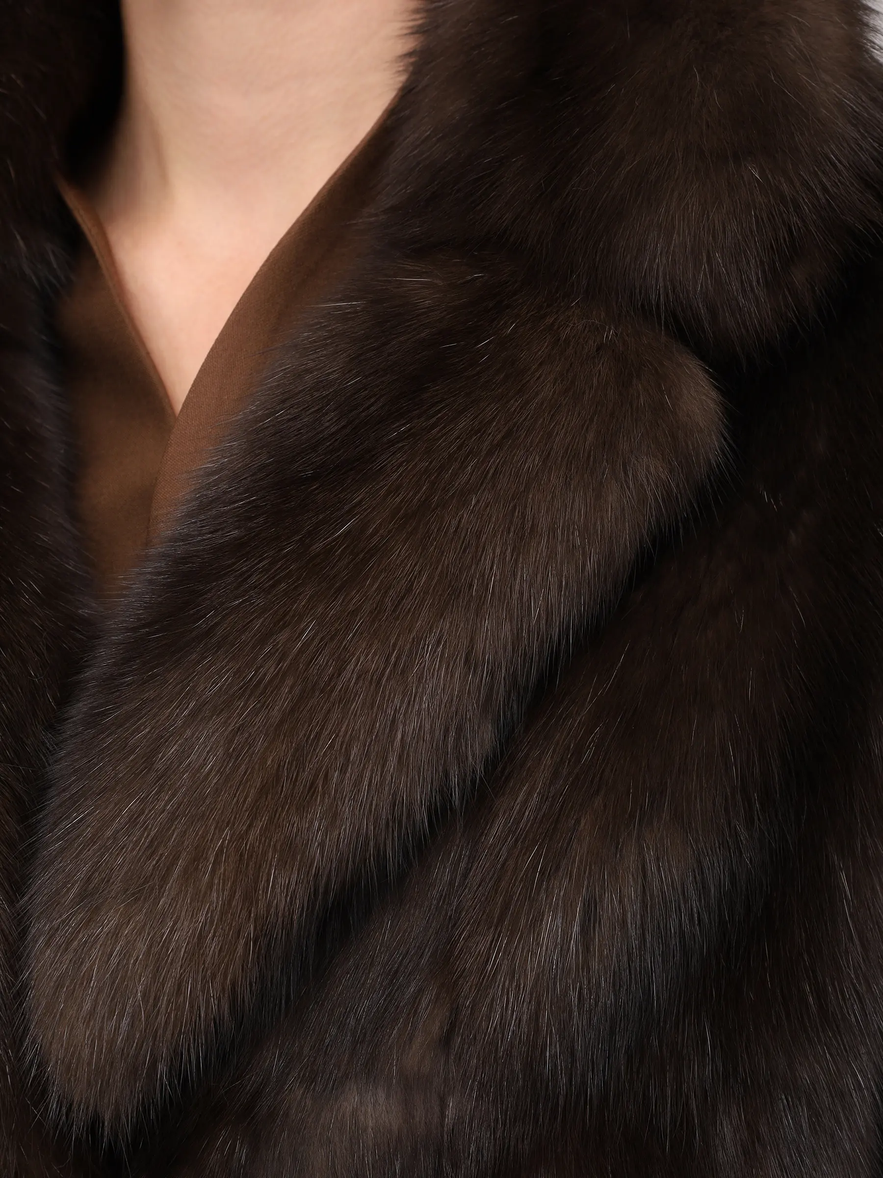 Полушубок «Мэри» соболиный