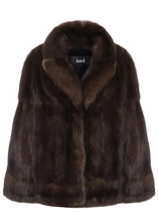 Полушубок «Мэри» соболиный AMELI