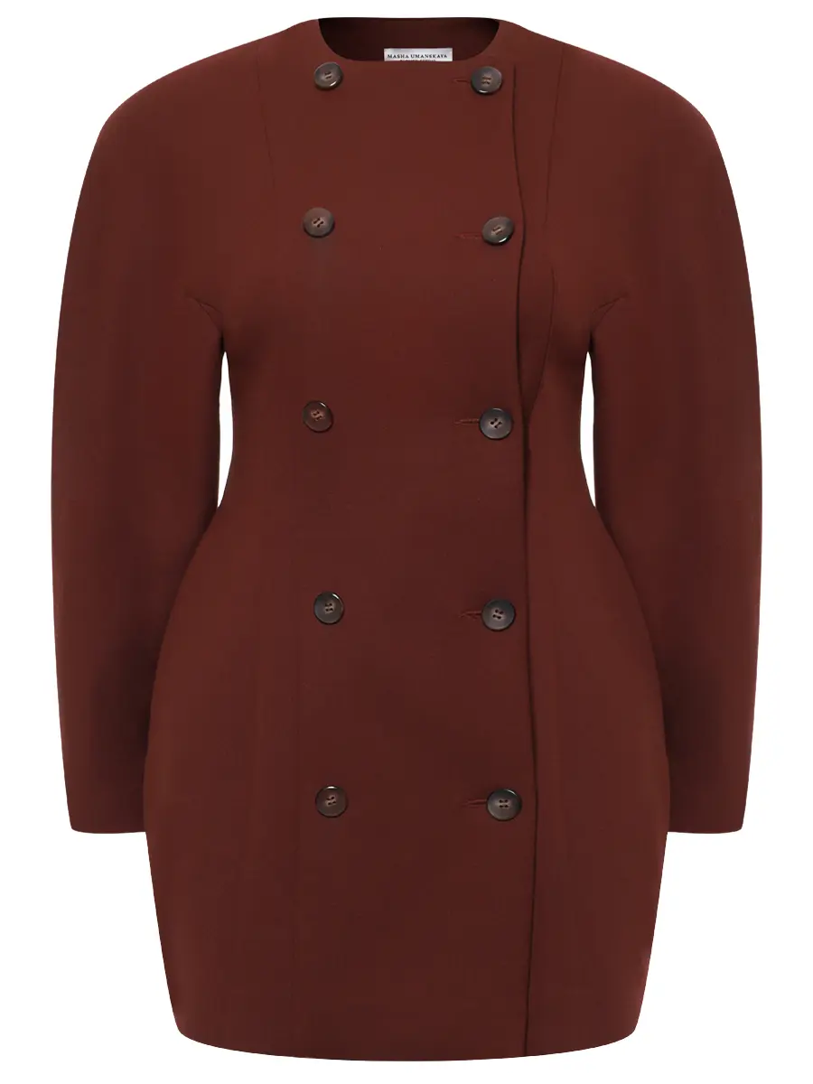 Платье шерстяное