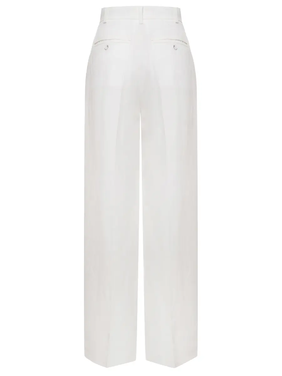 Брюки льняные