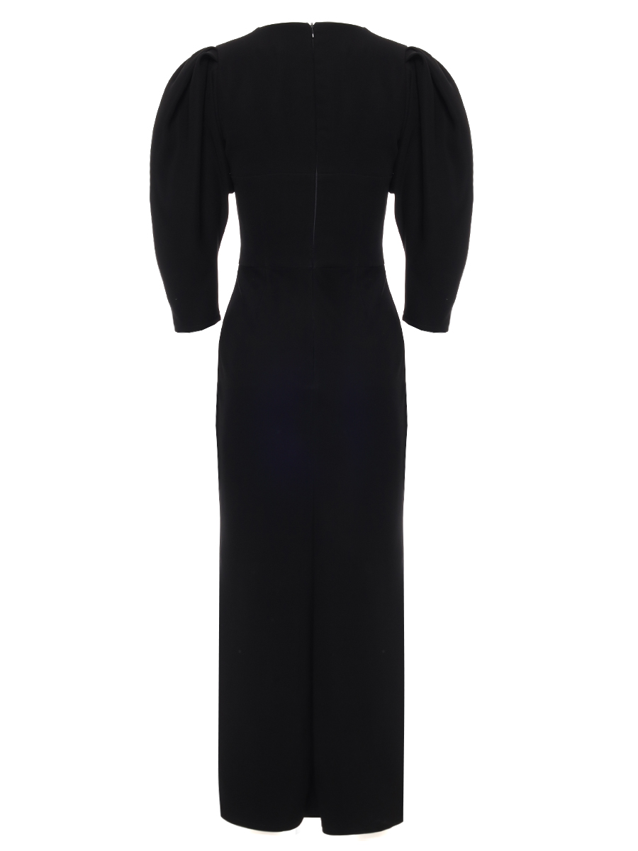 Платье однотонное