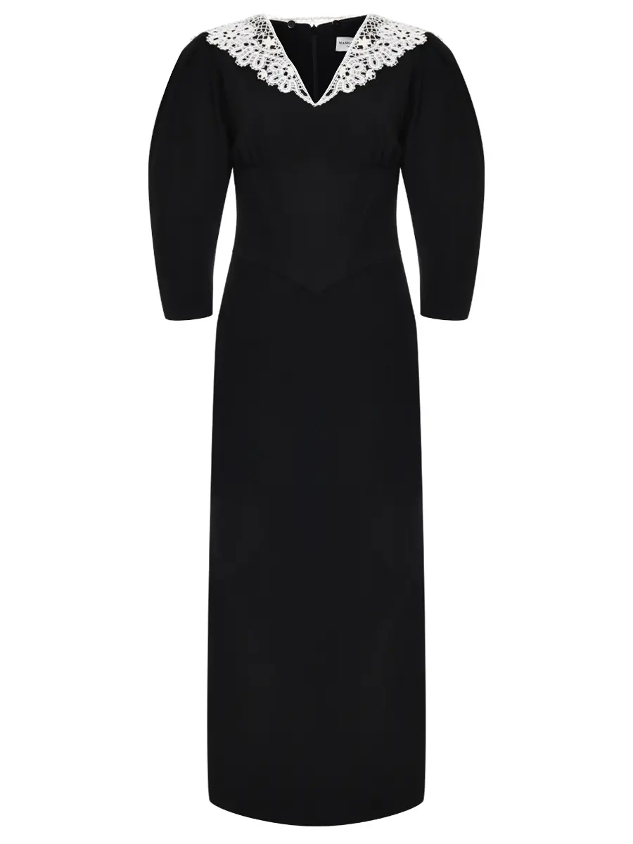 Платье однотонное