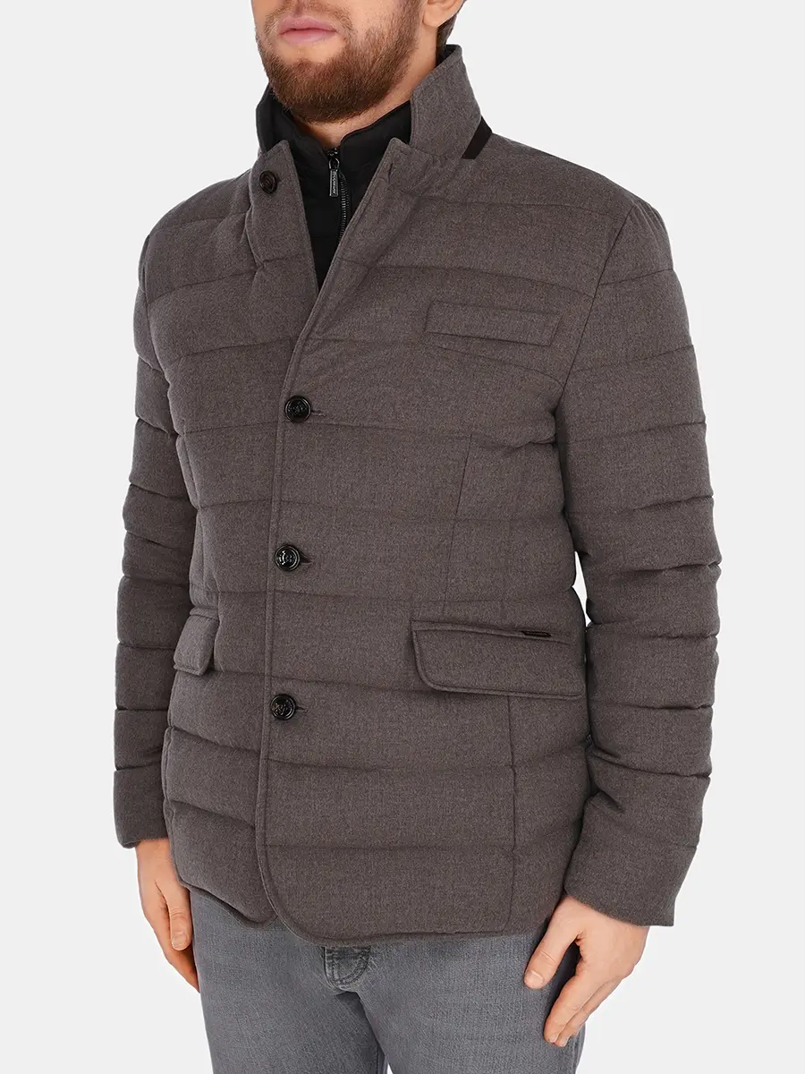 Пуховик стеганый