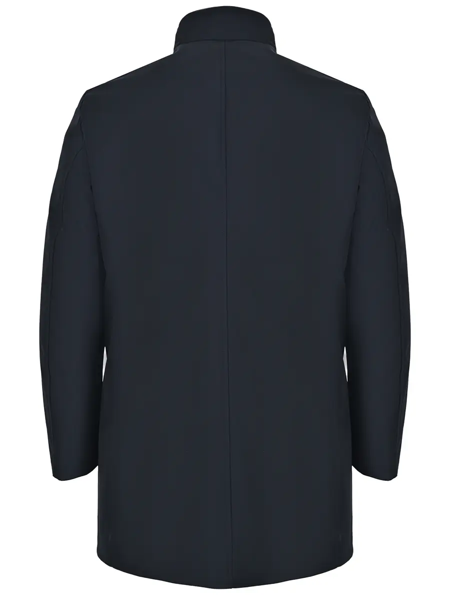 Пуховик однотонный