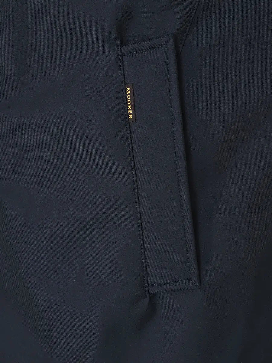 Пуховик однотонный