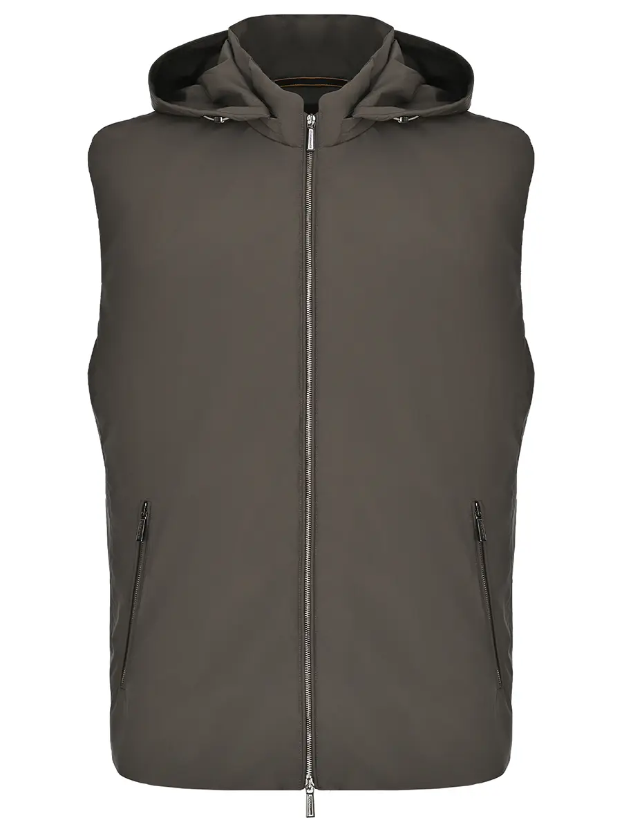 Жилет однотонный