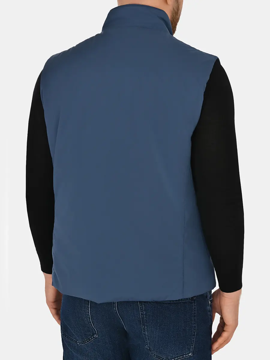 Жилет однотонный