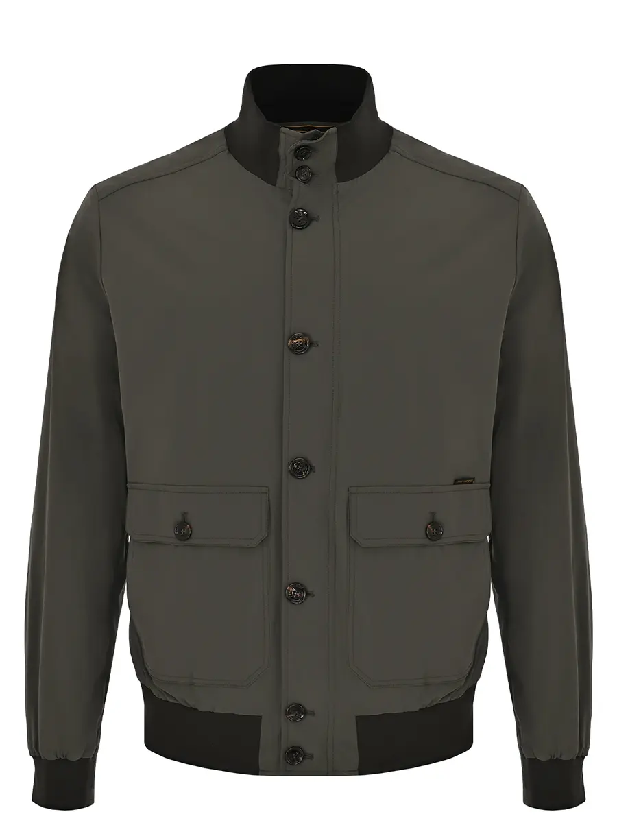 Бомбер однотонный