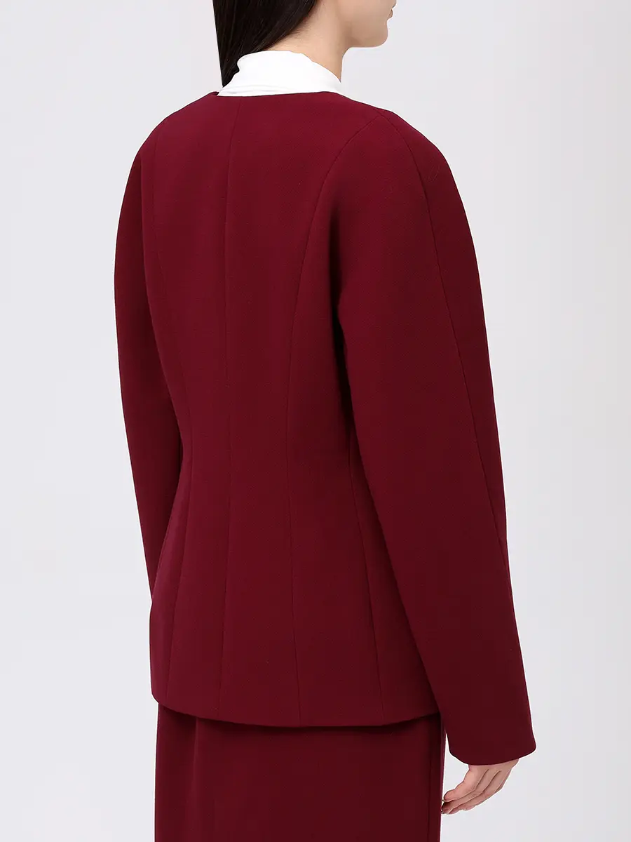 Жакет из хлопка и вискозы