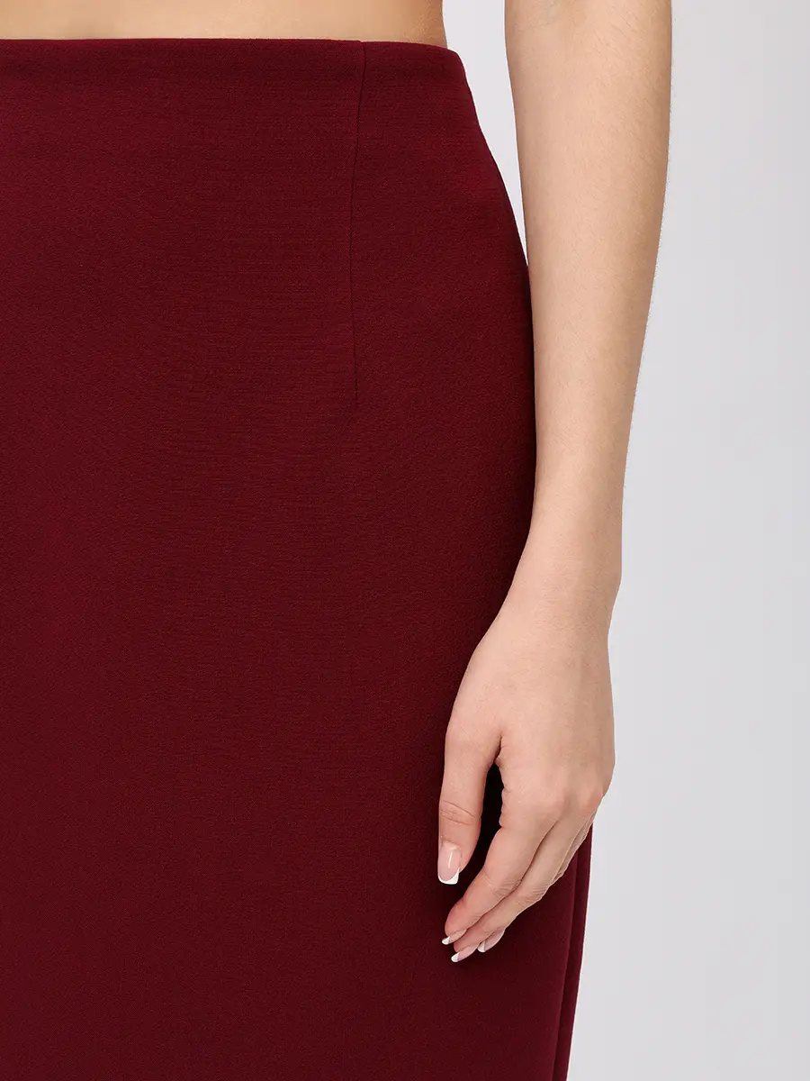 Юбка-футляр из хлопка и вискозы