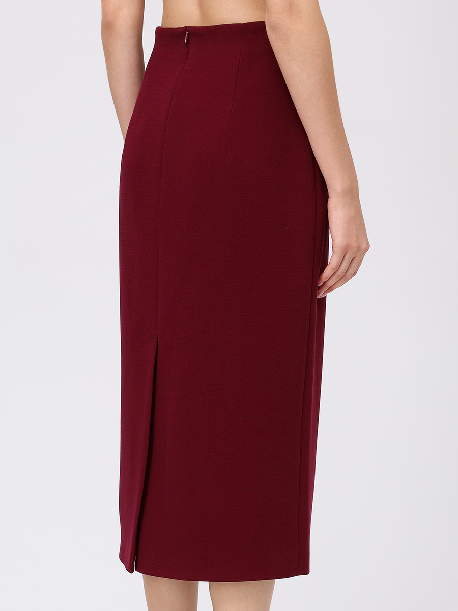 Юбка-футляр из хлопка и вискозы