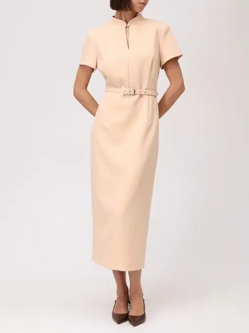 Платье-футляр из хлопка и вискозы ROSEVILLE