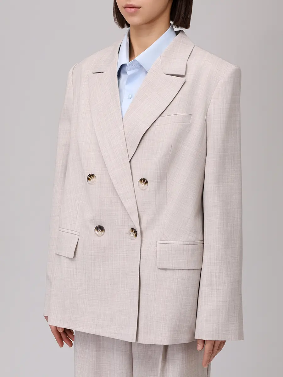 Жакет из шерсти и вискозы