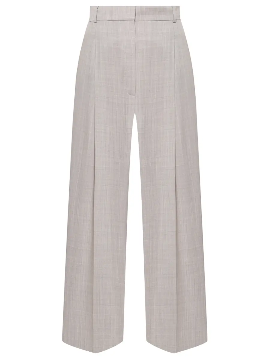 Брюки из шерсти и вискозы